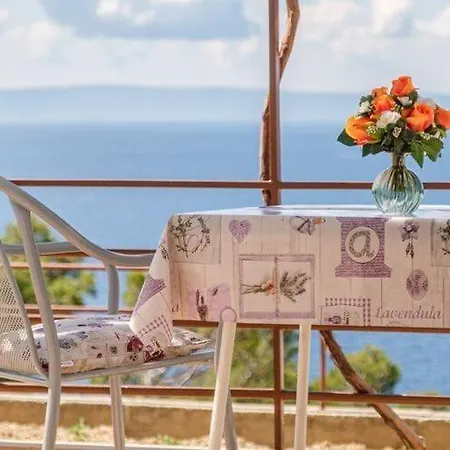Sani- Double With Terrace And Sea View S2 아파트 브렐라